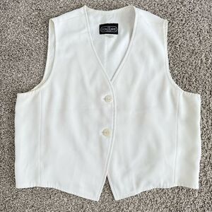 COUTURE | Vintage white vest